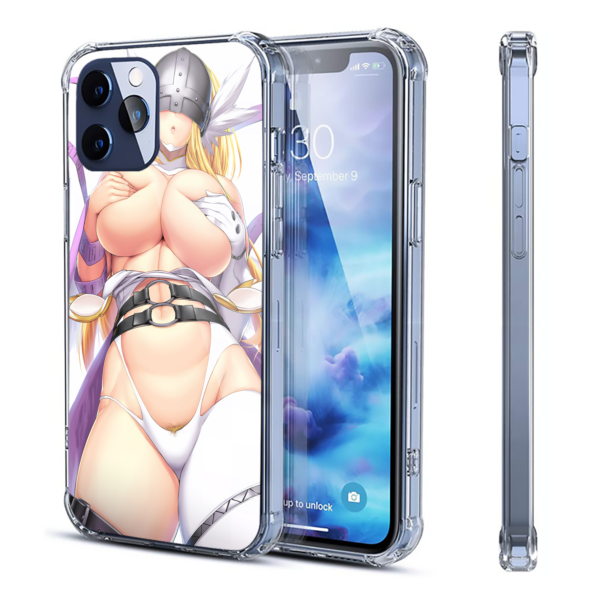 （画像用） Digimon デジタルモンスター/デジモン 【iPhone 12シリーズ対応】透明スマホケース（クリアソフトケース）
